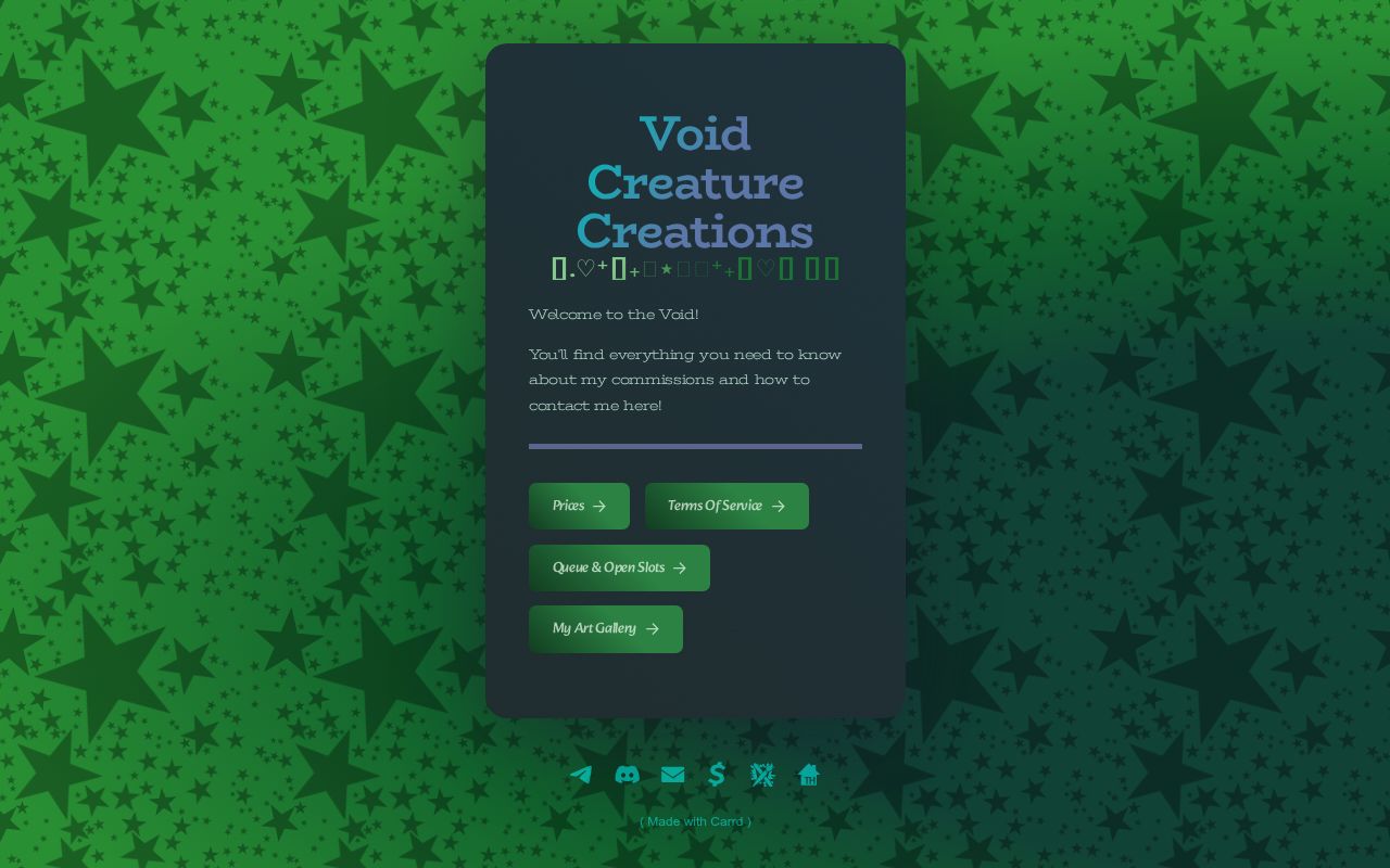 Void Creature Creations